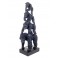 Statuette Gorille XL : Finition Antic Line, Mod 2, H 40 cm