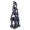 Statuette Gorille Aviateur, Finition Antic Line, H 34 cm