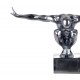 Statue Résine contemporaine Homme : Equilibre, Silver, L 50 cm