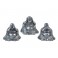 Set 3 mini Bouddha sagesse, Collection Silver