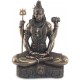 Shiva, Dieu Hindou de la connaissance universel, H 21 cm