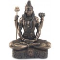 Shiva, Dieu Hindou de la connaissance universelle, H 21 cm