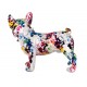 Statuette Chien : Le Bouledogue Français, Collection Ubik, L 24 cm