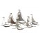 Déco murale marine XXL : Grande Régate 6 Voiliers, L 130 cm