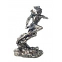 Statuette Résine Grecque : Hermes, Messager et Gardien des Routes, H 21 cm