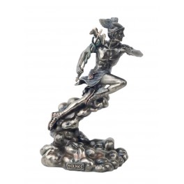 Statuette résine : L'archange Saint Michel, H 35 cm