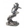 Statuette Résine Grecque : Hermes, Messager et Gardien des Routes, H 21 cm