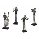Statuette Design : Le Flutiste, Collection Industrielle, H 31 cm