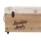 Grand Coffre vintage en bois : Modèle Adventure, L 80 cm