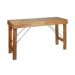 Grande Console Scandinave, Bois Brut Naturel, L 135 cm