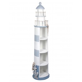 Etagère 4 Tablettes, Phare de Bateau XL, H 130 cm