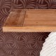Console romantique patinée grise, modèle Bohème, L 109 cm