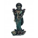 Mini Statuette Antic Line Lakshmi, Déesse de la Prospérité et de la Fortune, 8 cm