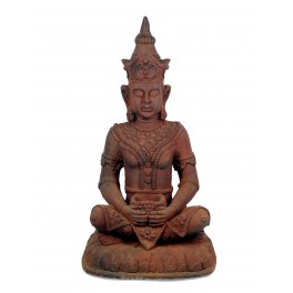 Sculpture Résine : Le Bouddha en méditation, H 68 cm