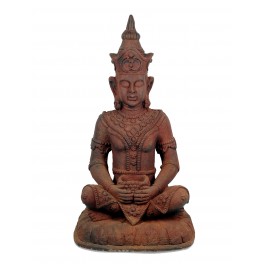 Statue Magnésie XL : Bouddha & Méditation 2, Mod Banteai, H 62 cm