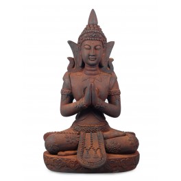 Sculpture Résine : Le Bouddha en méditation, H 68 cm