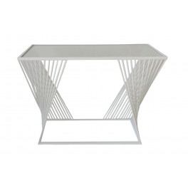 Console en Métal Design Doré, Modèle VIBES. L 90 cm