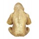 Figurine Animaux en Résine, Orang-Outang et Bébé Doré, H 49 cm