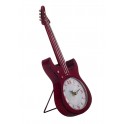 Horloge rétro : Modèle Guitare Electrique, H 34 cm