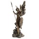 Statuette résine : L'archange Uriel, L'éclaireur de Dieu, H 36 cm