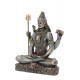 Statuette résine : L'archange Saint Michel, H 35 cm