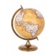 Globe terrestre déco, Petit Modèle La Pérouse, Version Noire, H 39 cm