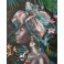 Tableau Africaine : Afro en Couleurs 2, H 100 cm