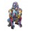 Statue Gorille Design, Collection Ubik, Multicolore, H 45 cm