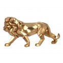 Statuette Lion couché XL, Modèle baroque doré, L 80 cm