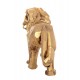 Statuette Lion couché XL, Modèle baroque doré, L 80 cm