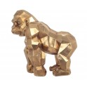 Statuette Lion couché XL, Modèle baroque doré, L 80 cm