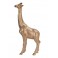 Statuette Girafe Ethnik mod 2, H 34 cm