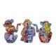 Set 3 Singes de la sagesse, Collection Jungle, H 14 cm