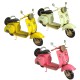 Grand Scooter Vespa Métal, Modèle Vintage Blanc Crème, L 27 cm