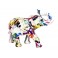 Statuette Design : L'éléphant multicolore, Collection Arty, L 21 cm