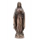 Figurine Antic Line Aspect Bronze, La Vierge Marie, H 28 cm