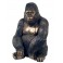 Statuette Gorille XL, Finition Antic Line, Résine, Hauteur 60 cm