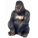 Statuette Gorille XL : Finition Antic Line, Mod 2, H 40 cm