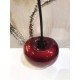Petit Fruit déco Céramique : Cerise Rouge Griotte Taille XL, H 11 cm (37 cm)