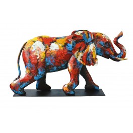 Décoration Animal en métal design : L'éléphant, H 75 cm