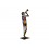 Sculpture Musique Métal : Le Trompettiste de Jazz, Multicolore, H 35 cm