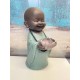 Figurine Moine & Lotus, Bleu, Coll. Baby Zen, H 30 cm …