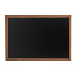 Déco murale Grand Tableau Ardoise et Bois naturel, L 130 cm