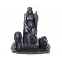 Statuette CYBÈLE, Déesse mère des Dieux et de la Nature, H 19 cm
