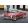 Tableau sur Métal 3D : Mercedes 280 SL Rouge, L 120 cm