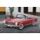 Tableau sur Métal 3D : Mercedes 280 SL Rouge, L 120 cm