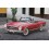 Tableau sur Métal 3D : Mercedes 280 SL Rouge, L 120 cm