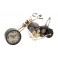 Horloge Industrielle à poser : Grande Moto Chopper, L 47 cm