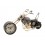 Horloge Industrielle à poser : Grande Moto Chopper, L 47 cm