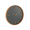 Grande horloge design Bois et Verre, Modèle Osmose, Diam 60 cm